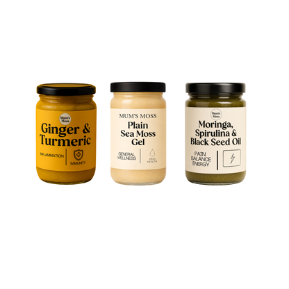 Mums Moss All Flavours Sea Moss Gel 3 Pack (580g)