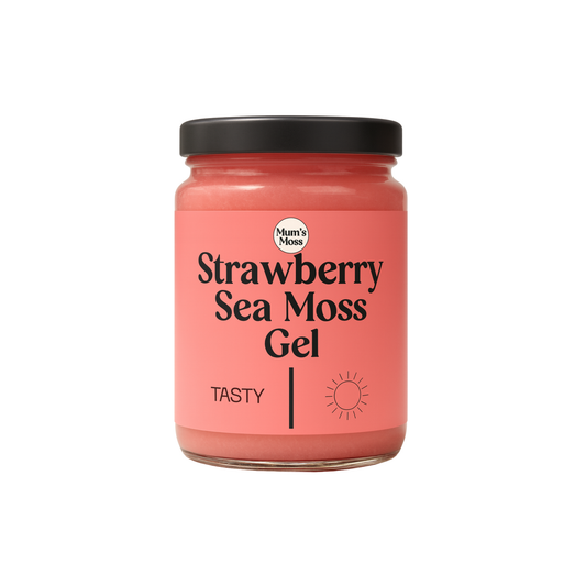 Mums Moss Strawberry Sea Moss Gel 550ml