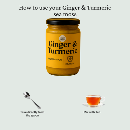 Mums Moss Ginger & Turmeric Sea Moss Gel