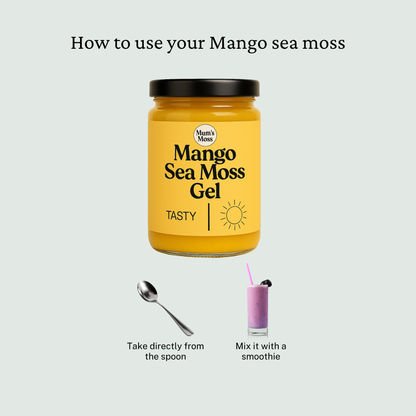 Mums Moss Mango Sea moss gel 550g
