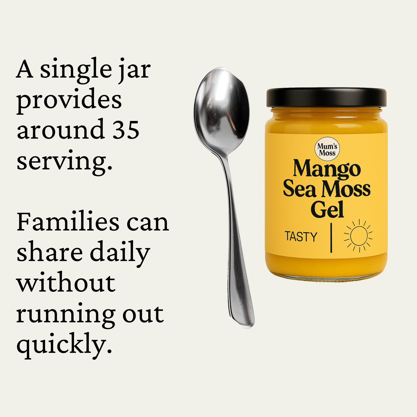 Mums Moss Mango Sea moss gel 550g